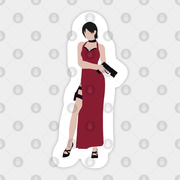 Ada Wong Sticker by FutureSpaceDesigns